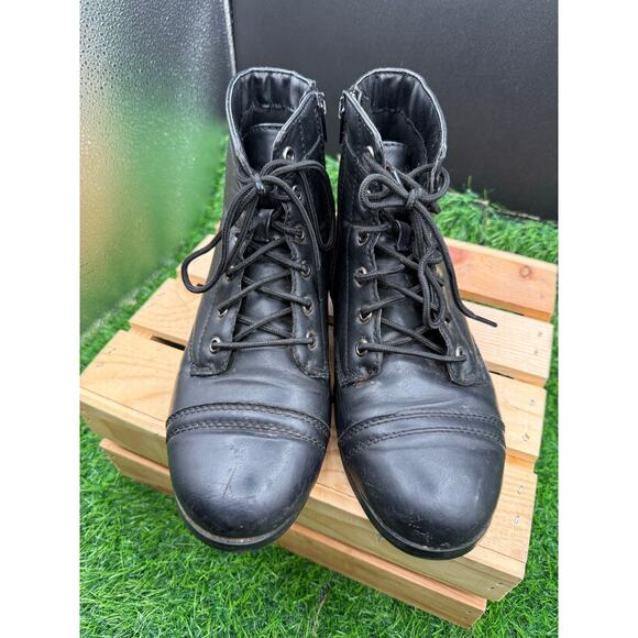 TredSafe- NonSlip- Combat Boots- Black-Size 7.5M - Picture 7 of 10